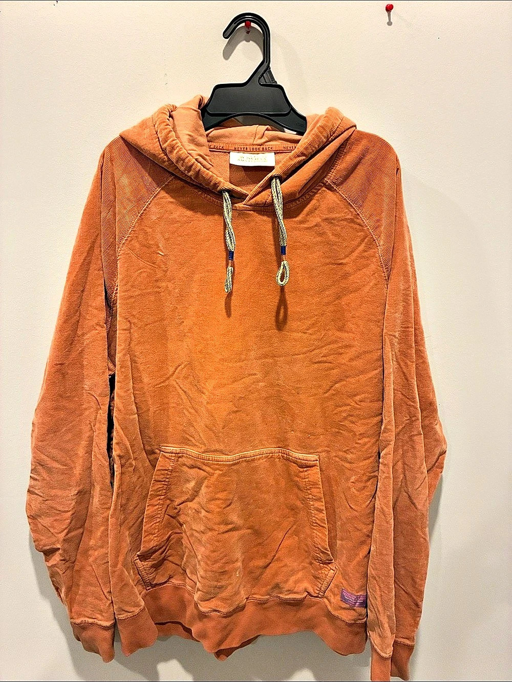 Scotch & Soda Hooded Pullover in Orange